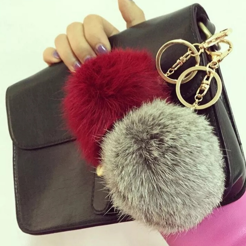 Pom Pom Key Chain